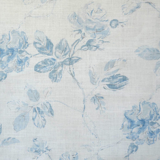 LEE JOFA - MARLOW- BLUE/OYSTER - Fabric by the Yard BLUE/OYSTER