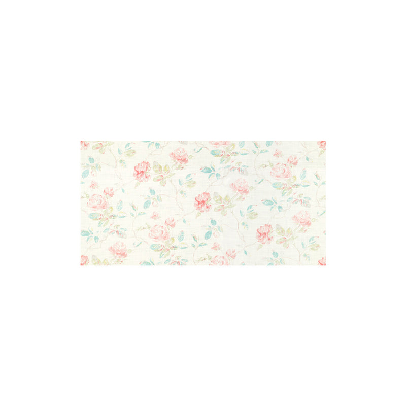 LEE JOFA - MARLOW- TURQ/PINK/OYS - Fabric by the Yard TURQ/PINK/OYS