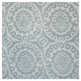 LEE JOFA - PINEAPPLE ON OYSTER- AQUA - Fabric by the Yard