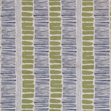 LEE JOFA - SALTAIRE- LIME/INDIGO/BLUE - Fabric by the Yard