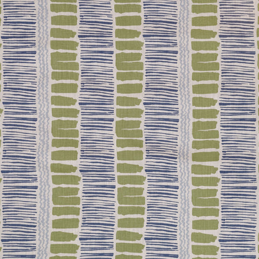 LEE JOFA - SALTAIRE- LIME/INDIGO/BLUE - Fabric by the Yard LIME/INDIGO/BLUE