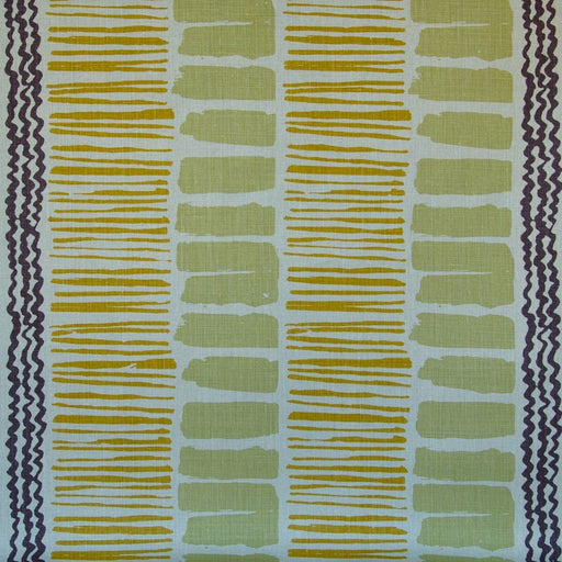 LEE JOFA - SALTAIRE- LIME/GOLD/PLUM - Fabric by the Yard LIME/GOLD/PLUM