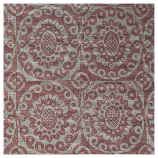 LEE JOFA - PINEAPPLE ON OATMEAL- PINK - Fabric by the Yard PINK