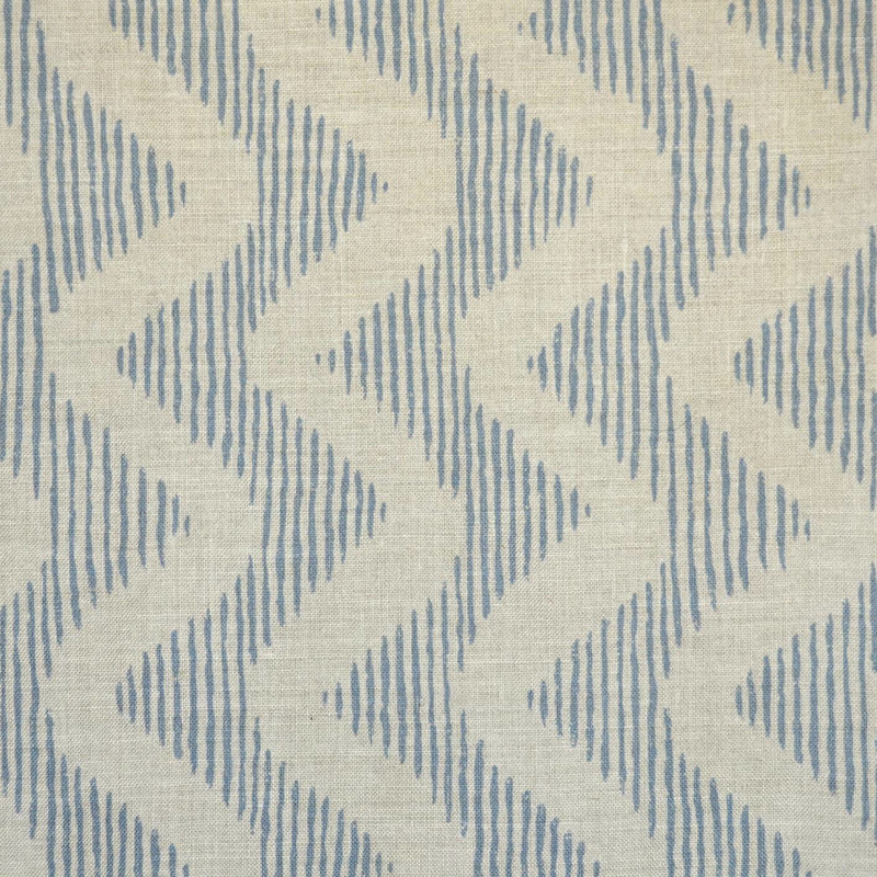 LEE JOFA - COLEBROOK- BLUE/NATURAL - Fabric by the Yard BLUE/NATURAL