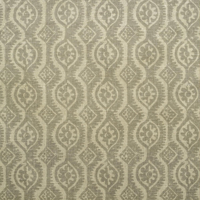 LEE JOFA - SMALL DAMASK- GREY - Fabric by the Yard GREY