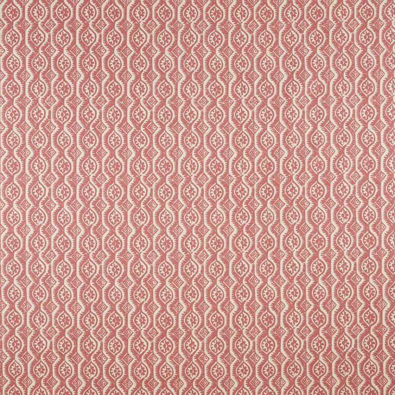 LEE JOFA - SMALL DAMASK- RED - Fabric by the Yard RED
