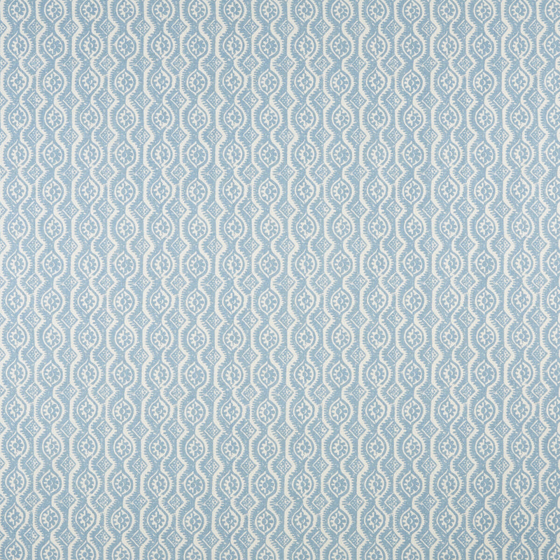 LEE JOFA - SMALL DAMASK- BLUE - Fabric by the Yard BLUE