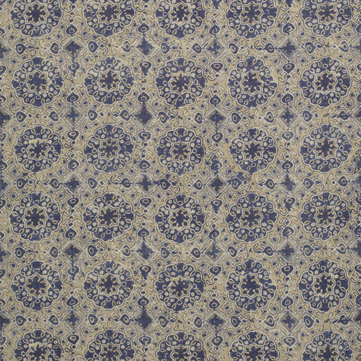 LEE JOFA - ASHCOMBE- SAND/BLUE - Fabric by the Yard SAND/BLUE