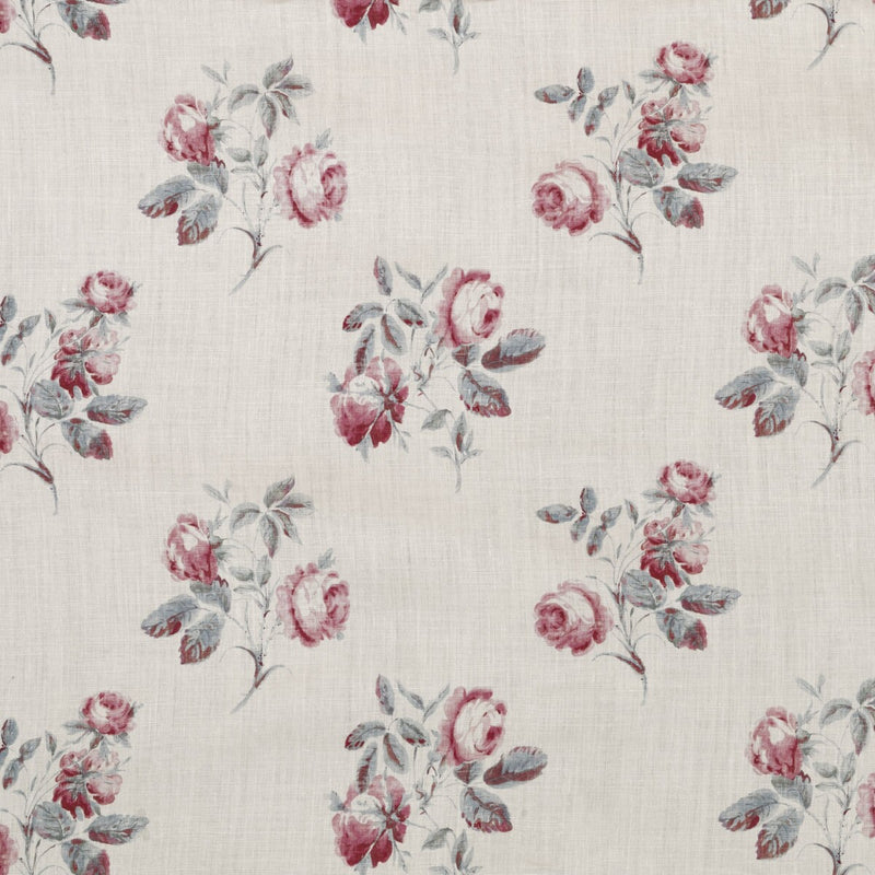 LEE JOFA - SIMSBURY- AQUA/PINK - Fabric by the Yard AQUA/PINK
