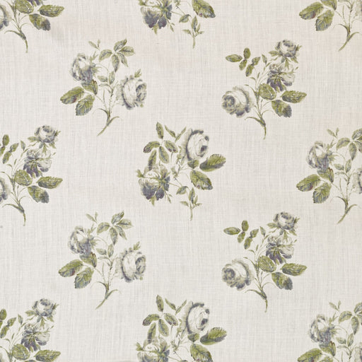 LEE JOFA - SIMSBURY- LIME/BLUE - Fabric by the Yard LIME/BLUE