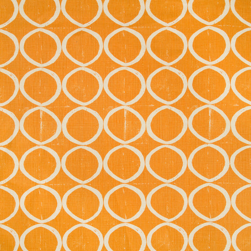 LEE JOFA - CIRCLES- TANGERINE - Fabric by the Yard TANGERINE
