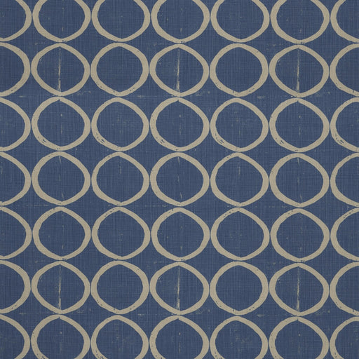 LEE JOFA - CIRCLES- AZURE - Fabric by the Yard AZURE