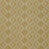 LEE JOFA - CIRCLES AND SQUARES- OCHRE - Fabric by the Yard