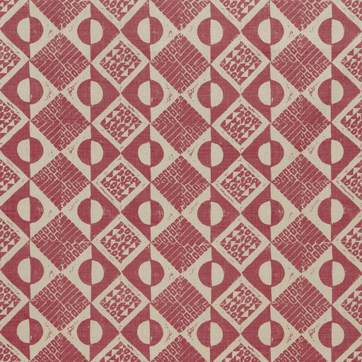 LEE JOFA - CIRCLES AND SQUARES- BERRY - Fabric by the Yard BERRY