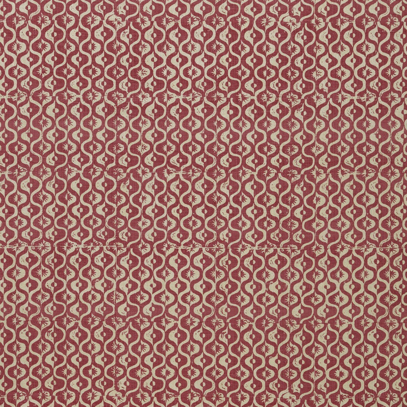 LEE JOFA - SMALL MEDALLION- BERRY - Fabric by the Yard BERRY