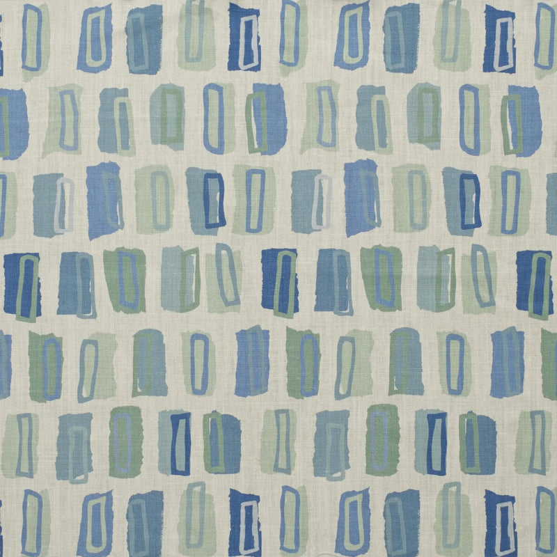 LEE JOFA - HUDSON- BLUE/GREEN - Fabric by the Yard BLUE/GREEN