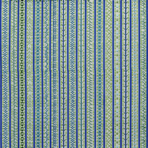 LEE JOFA - CAPRI- BLUE/GREEN - Fabric by the Yard BLUE/GREEN