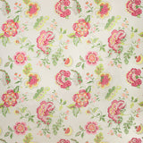 LEE JOFA - SOMERSET- PINK/LIME - Fabric by the Yard