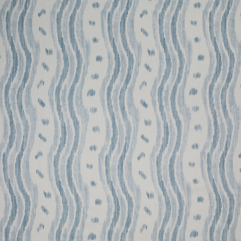 LEE JOFA - IKAT STRIPE- PALE BLUE - Fabric by the Yard PALE BLUE