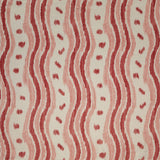 LEE JOFA - IKAT STRIPE- CORAL - Fabric by the Yard
