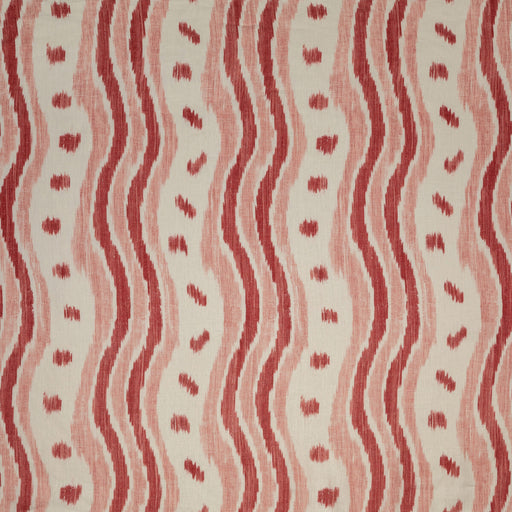 LEE JOFA - IKAT STRIPE- CORAL - Fabric by the Yard CORAL