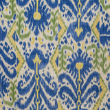 LEE JOFA - KAMARA- BLUE/YELLOW - Fabric by the Yard