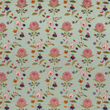 LEE JOFA - KALLA- PINK/GREEN - Fabric by the Yard