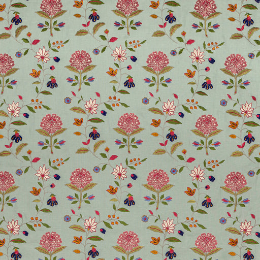LEE JOFA - KALLA- PINK/GREEN - Fabric by the Yard PINK/GREEN