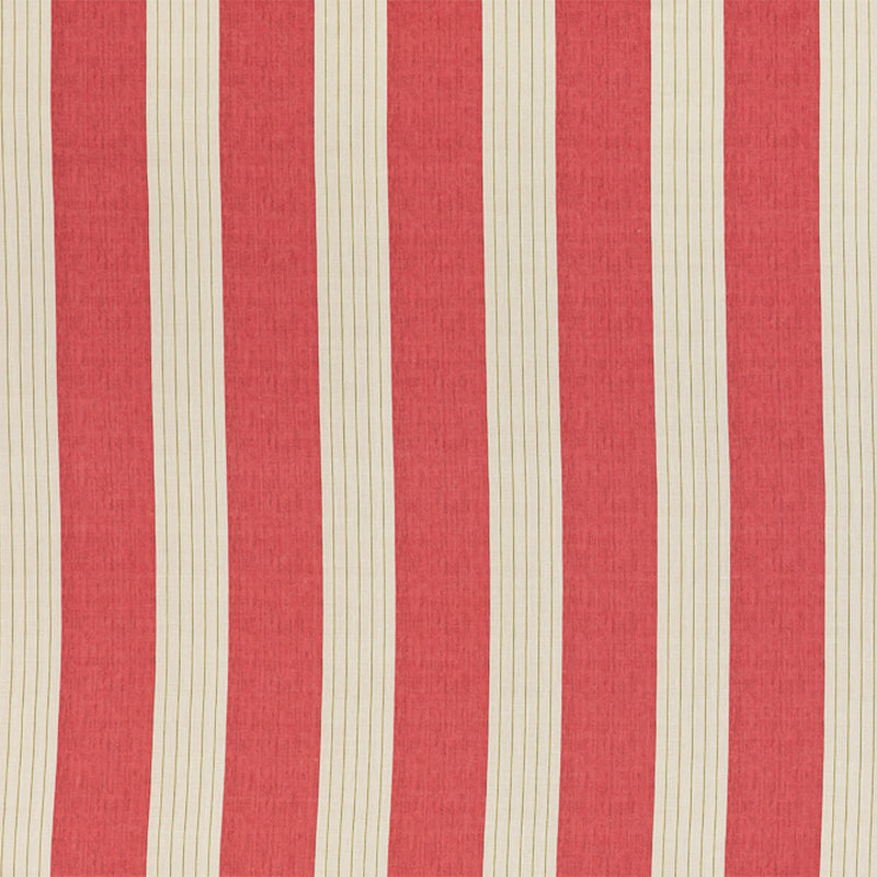 LEE JOFA - LAMBERT STRIPE- RED - Fabric by the Yard RED