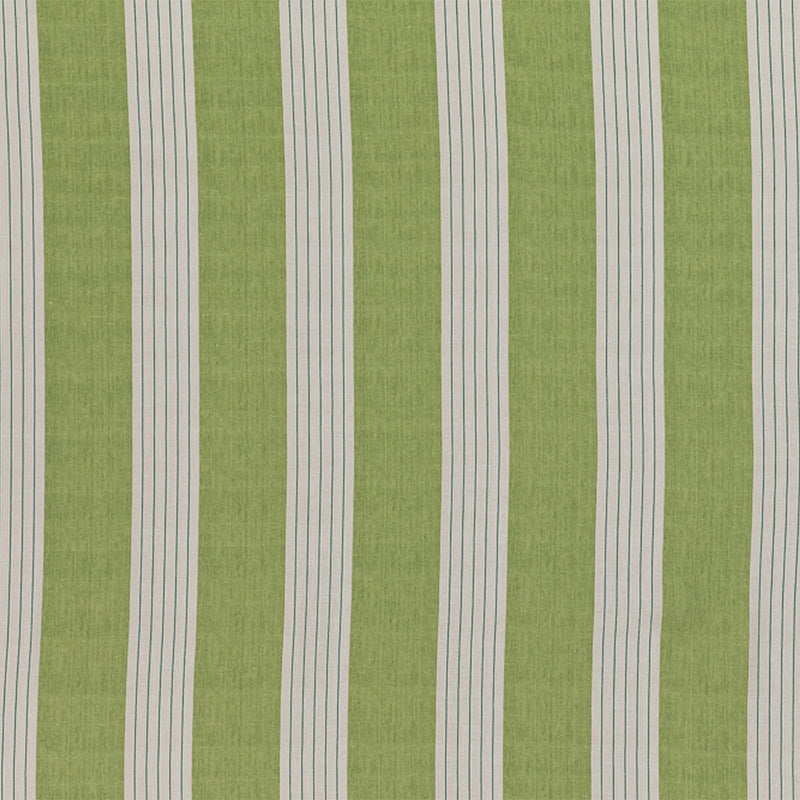 LEE JOFA - LAMBERT STRIPE- GREEN - Fabric by the Yard GREEN