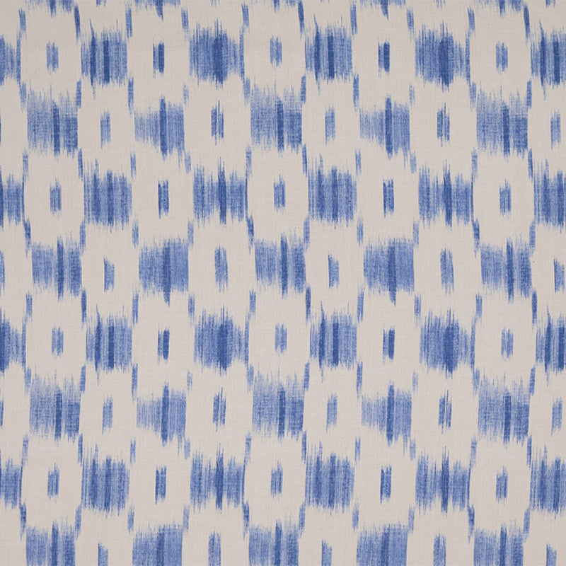 LEE JOFA - IKAT CHECK- BLUE - Fabric by the Yard BLUE