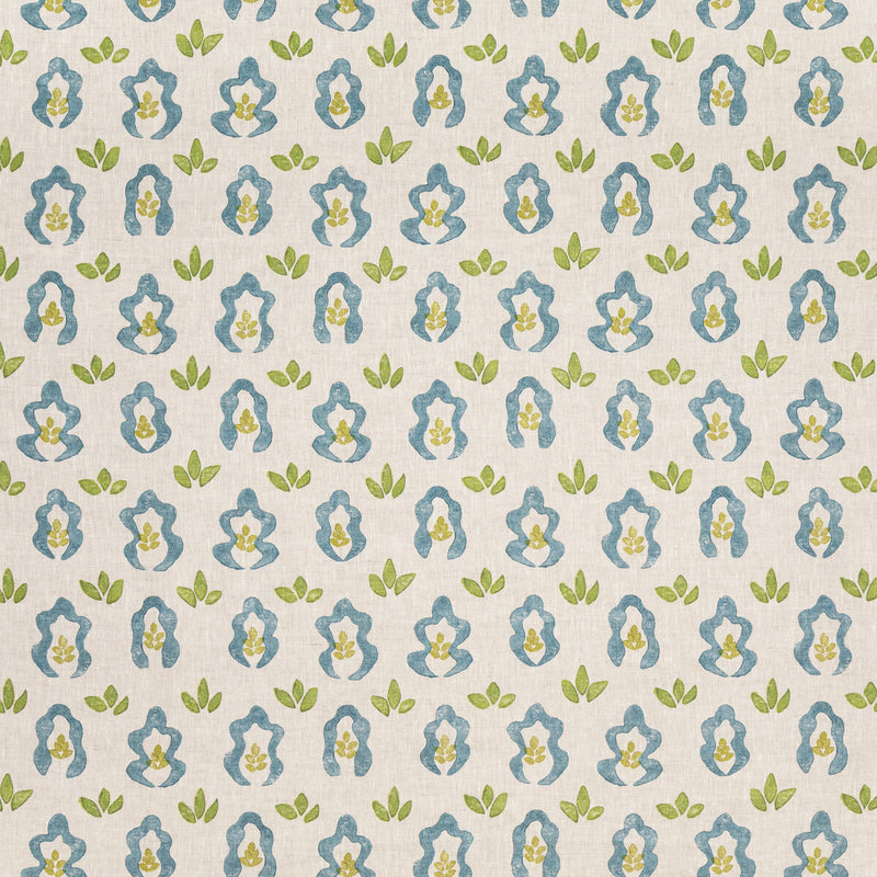 LEE JOFA - SPRINGFIELD- AQUAMARINE - Fabric by the Yard AQUAMARINE