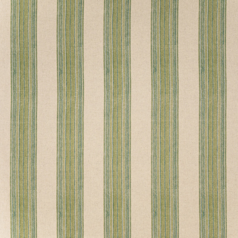 LEE JOFA - MIFFLIN STRIPE- GREEN - Fabric by the Yard GREEN