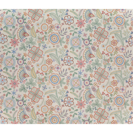 LEE JOFA - EDEN- CORAL GREEN - Fabric by the Yard CORAL GREEN