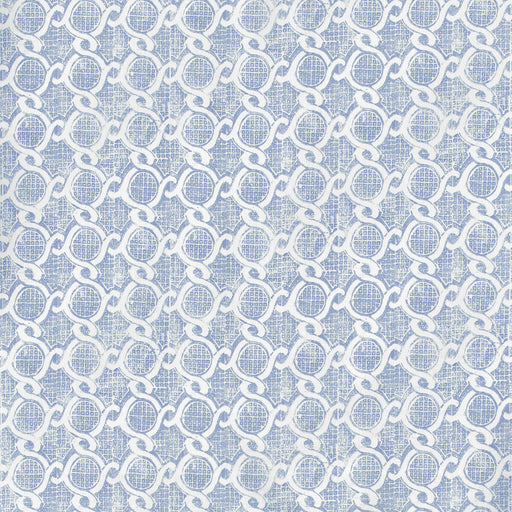 LEE JOFA - CHAIN- BLUE - Fabric by the Yard BLUE