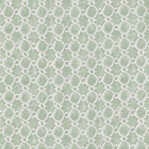 LEE JOFA - CHAIN- GREEN - Fabric by the Yard GREEN