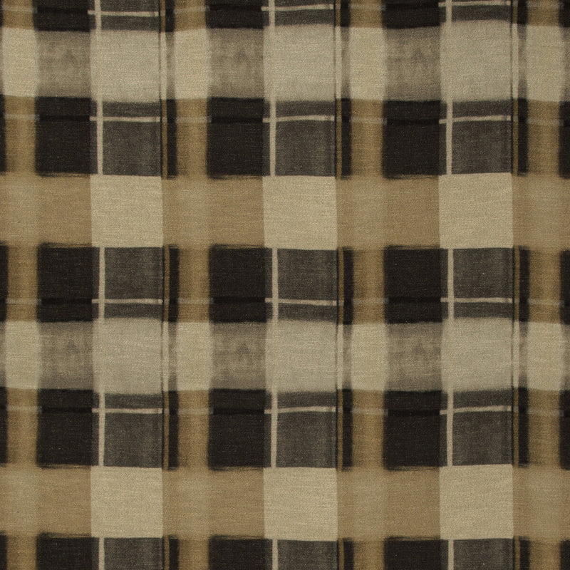 KRAVET DESIGN - BLOCKADED- HICKORY - Fabric by the Yard HICKORY