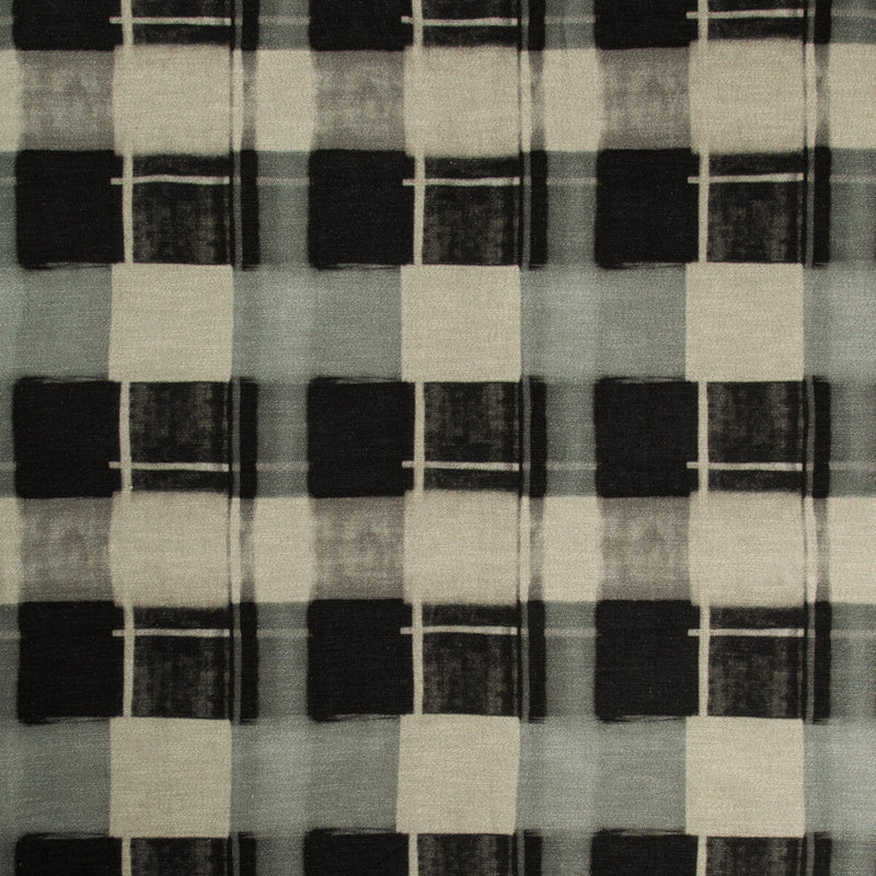 KRAVET DESIGN - BLOCKADED- KOHL - Fabric by the Yard KOHL