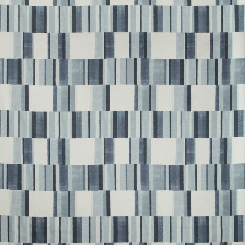 KRAVET BASICS - BLOCKSTACK- CHAMBRAY - Fabric by the Yard CHAMBRAY