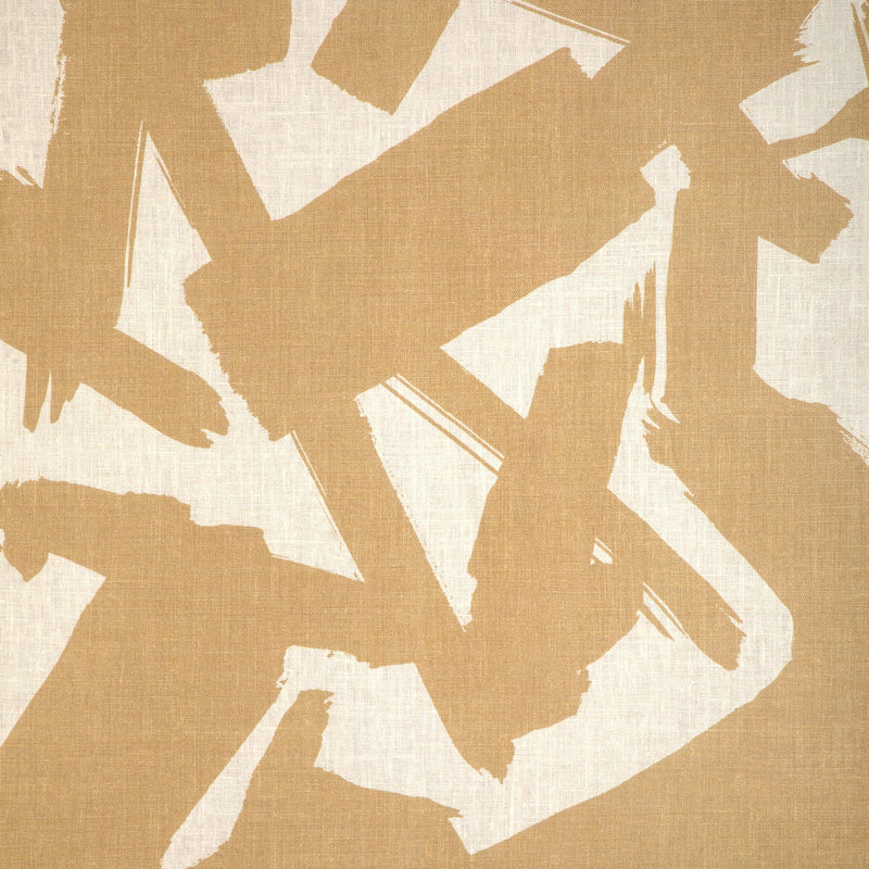 KRAVET COUTURE - BOLD LINES- CAMEL - Fabric by the Yard CAMEL