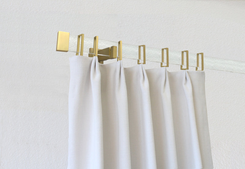 Build Your Own Rectangular Drapery Hardware Rod Set