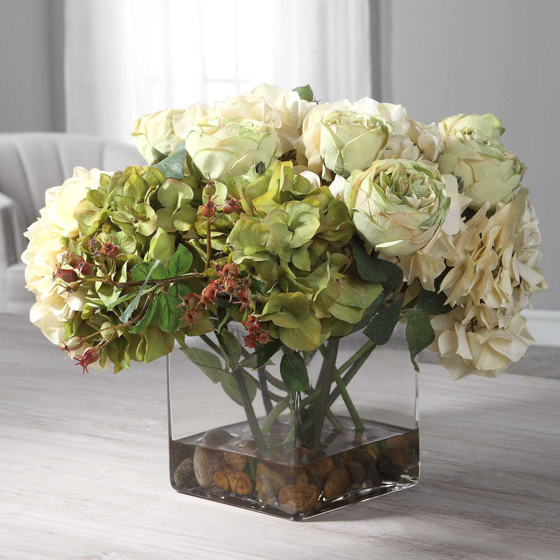 Uttermost Cecily Hydrangea Bouquet