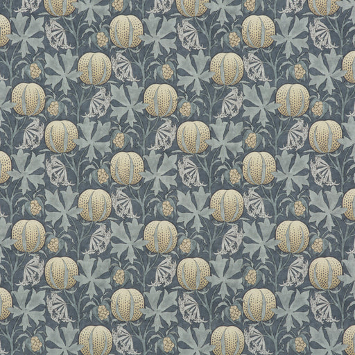 G P & J BAKER - PUMPKINS- INDIGO - Fabric by the Yard INDIGO