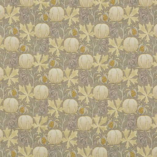 G P & J BAKER - PUMPKINS- GREY/OCHRE - Fabric by the Yard GREY/OCHRE