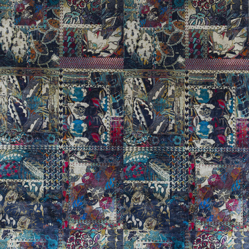 G P & J BAKER - BARCELONA- INDIGO - Fabric by the Yard INDIGO