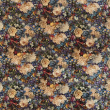 G P & J BAKER - ROYAL GARDEN VELVET- SAPPHIRE - Fabric by the Yard