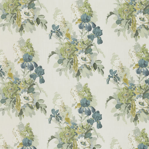 G P & J BAKER - BIRD & IRIS- SOFT TEAL - Fabric by the Yard SOFT TEAL