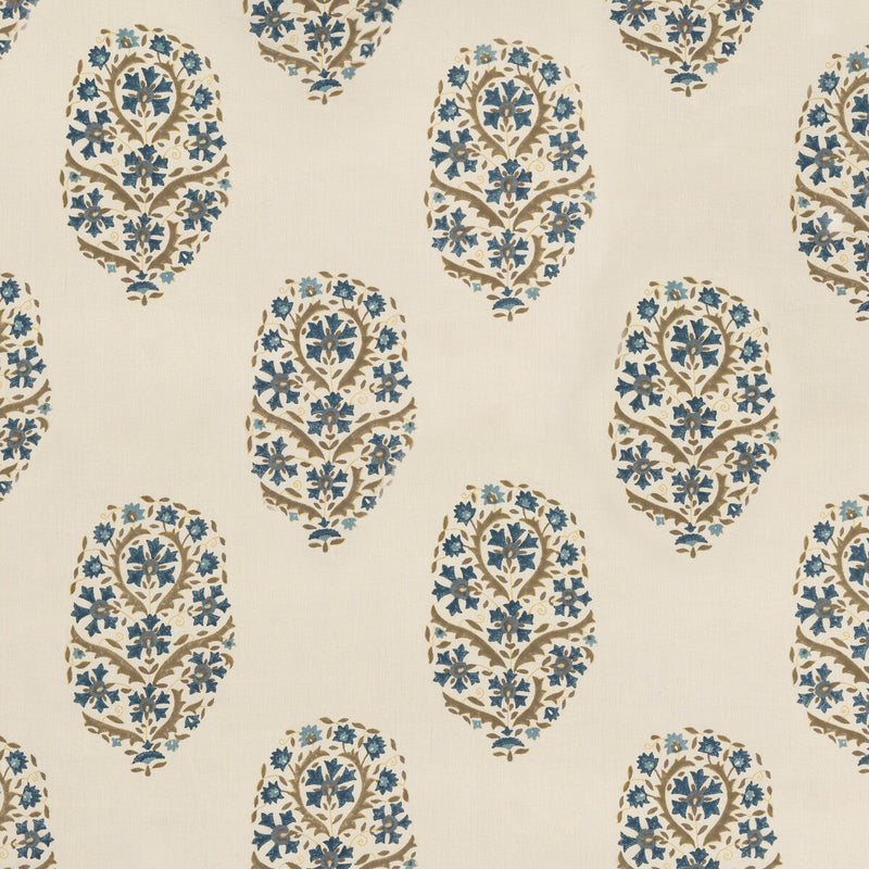 G P & J BAKER - AYDON- INDIGO - Fabric by the Yard INDIGO
