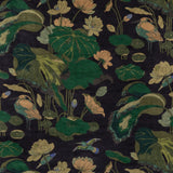 G P & J BAKER - NYMPHEUS VELVET- INDIGO - Fabric by the Yard