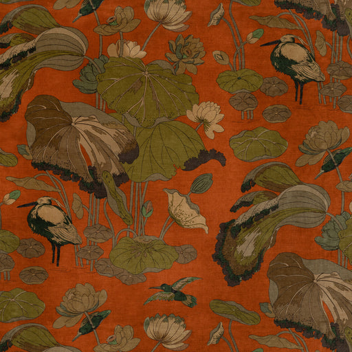 G P & J BAKER - NYMPHEUS VELVET- SPICE - Fabric by the Yard SPICE